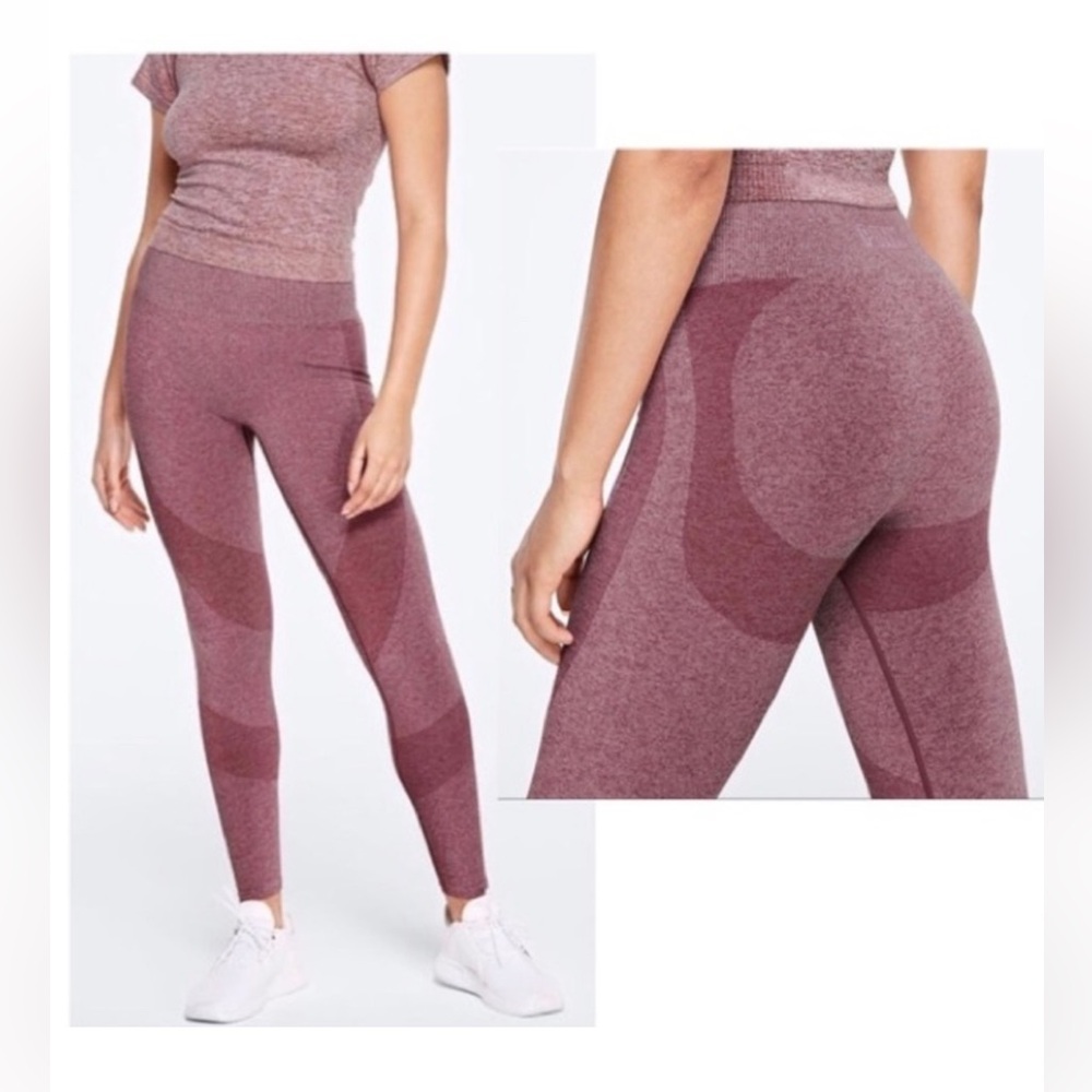 PINK Victoria's Secret Red High-Waisted Leggings